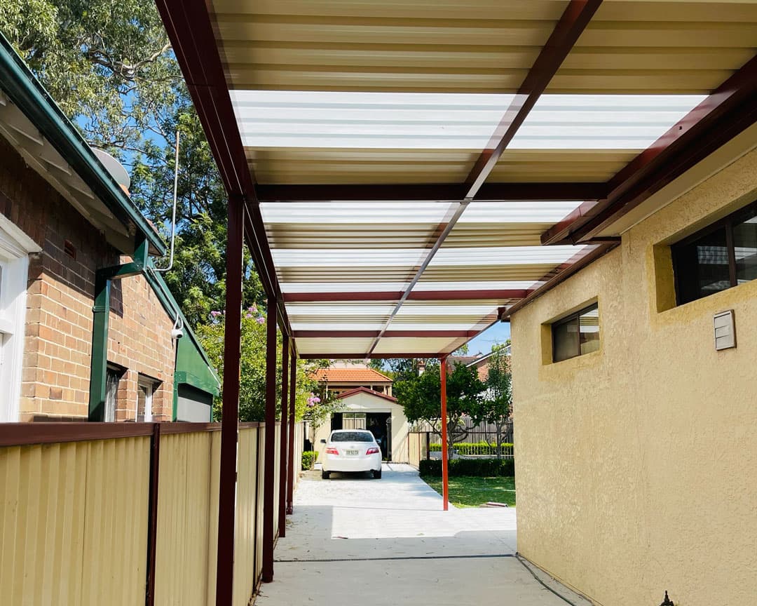 Skillion Carport