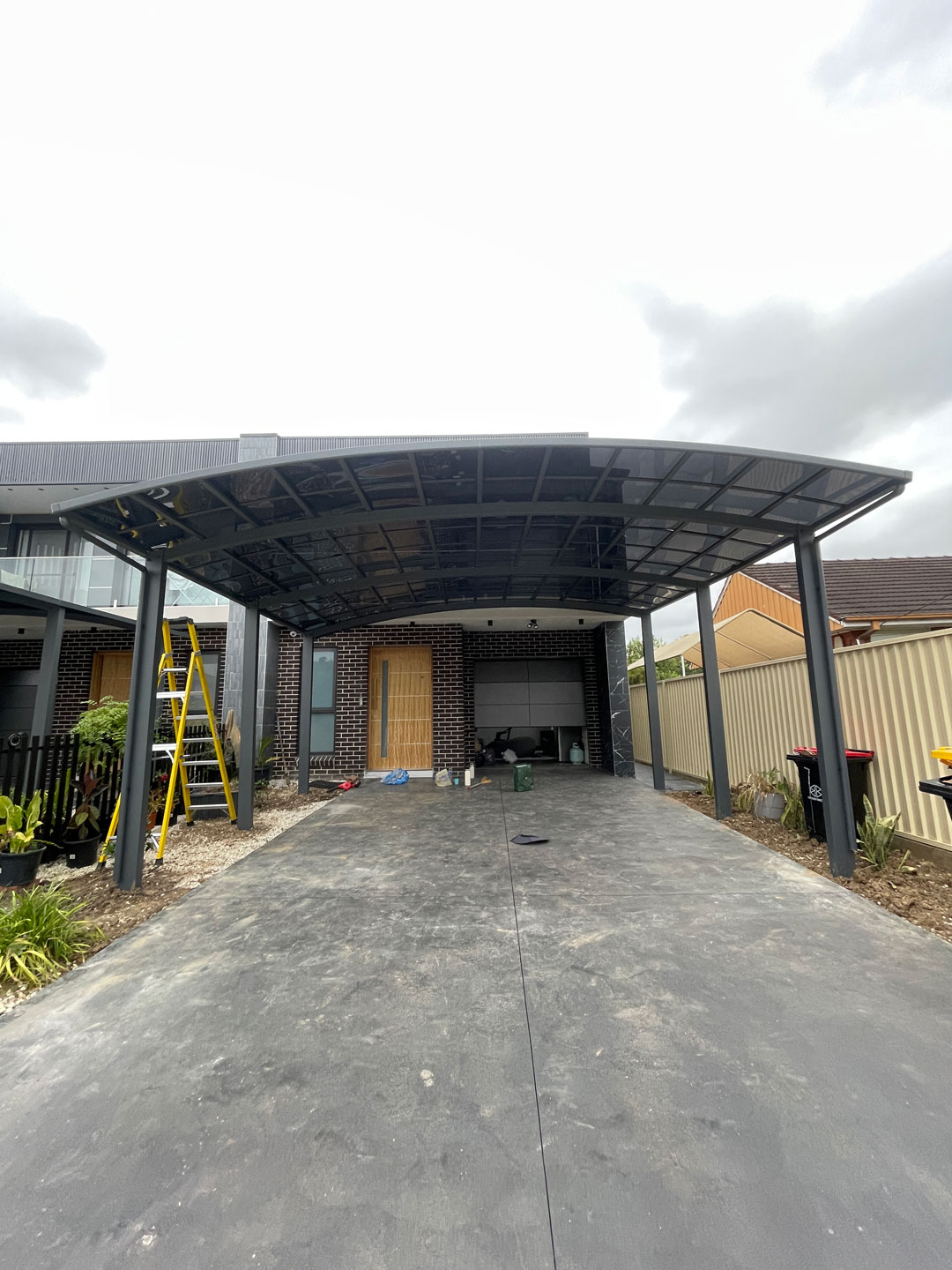 Dome-Shaped Carports